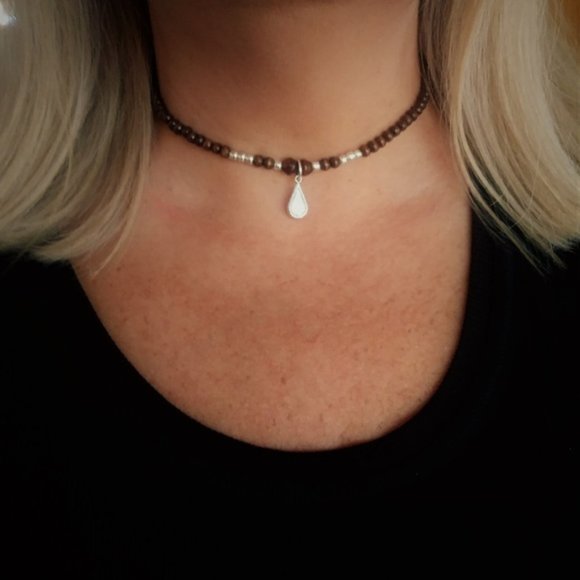 Sherry L. Moss Jewelry - NEW Beaded Beachy Boho Gypsy Choker Necklace